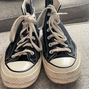 Black Converse high tops